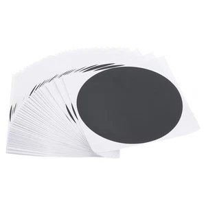 6" Floor Stickers Classroom Decor, 42 Pcs Self Adhesive Dots Markers, Black - Picture 1 of 6