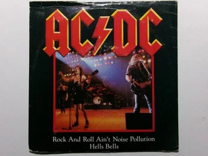 AC/DC ROCK & ROLL AIN'T NOISE POLLUTION ATLANTIC K 11630 ANGUS YOUNG HEAVY METAL - Picture 1 of 3