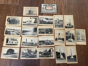 Cartoline miniature sceniche Gettysburg, PA con 20 scene complete - Foto 1 di 10