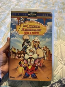 Disneys Un Cuento Americano Fievel Va Al Oeste- Spanish Version- Rare - Bild 1 von 3