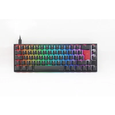 Ducky Mecha Pro SF 65% USB RGB Mechanical Gaming Keyboard Cherry MX Red - UK - Image 1 of 4
