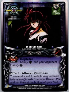 1x YU YU HAKUSHO TCG KURAMA LEGENDARY FIGHTER L5 HOLO FOIL RARO LIMITADO - Imagen 1 de 1