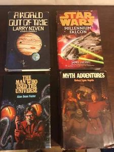 Lot of 4 Science Fiction HC Books, Foster, Niven, Asprin, Star Wars - Picture 1 of 11