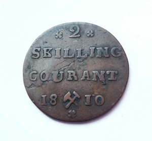 NORVEGE 2 skilling 1810 - Bild 1 von 2
