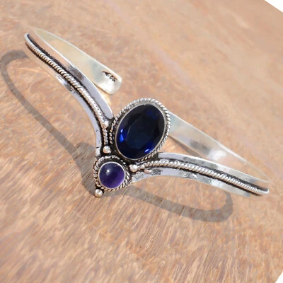 Tanzanite, African Amethyst Gemstone 925 Sterling Silver New Collection Bracelet - Image 1 of 4