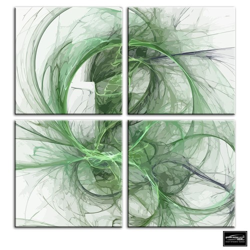 Musical La Roux Grunge Abstract SINGLE CANVAS WALL ART Picture Print VA | UK
