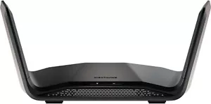 NETGEAR - Nighthawk AXE7300 Tri-Band Wi-Fi Router - Black RAXE290 (VG) - Picture 1 of 5