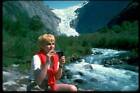 Actress Joanna Lumley Holidaying In Norway 1979 OLD TV PHOTO 7