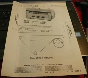 RCA VICTOR AM-FM TUNER MODEL: ST-1 (MI-12107) (SAMS PHOTOFACT 255-10) - Picture 1 of 1