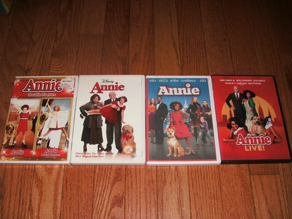 Annie the complete set of 5 movies on DVD. Royal Adventure, Disney, Annie Live+ - Image 1 of 1