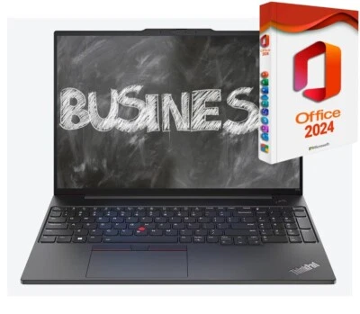 Lenovo ThinkPad E16 G3, bis 96GB RAM, bis 4TB SSD, Win 11 Pro, MS Office 2024 - Bild 1 von 4