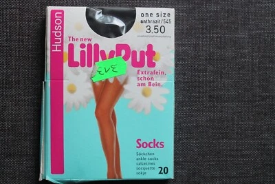Hudson Lilly Put Socks Fein Söckchen Anthrazit 20 den alle Größen Neu OVP - Bild 1 von 3