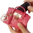PU PU Leather Purses Solid Color Handheld Bag Lightweight Mini Handbag