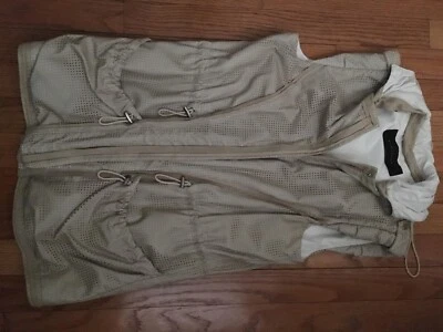 Elie Tahari Perforated Leather Safari Vest Size S - Изображение 1 из 3