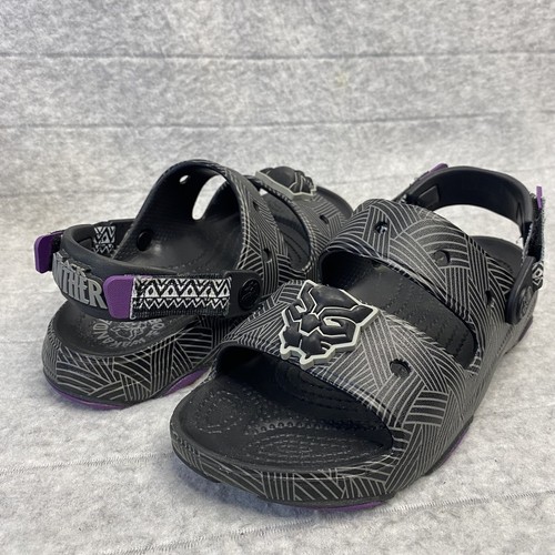 PUMA Scarpe slip on Crocs Marvel Black Panther bambino junior taglia 3 fuoristrada
