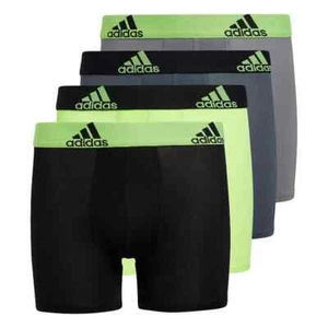 adidas L77327 Boys Multi Performance Boxer Briefs Underwear 4-Pack Size M - Picture 1 of 4