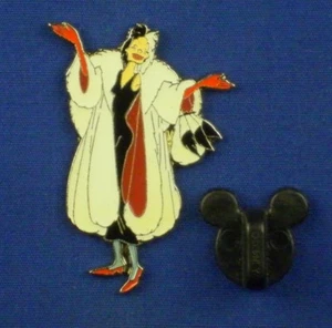 Juego de caja de hojalata conmemorativa Cruella De Vil de 101 Dalmaciones # 11366 - Imagen 1 de 4
