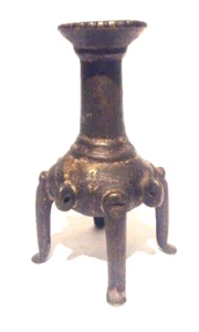 Rare Ancient Near Eastern Bronze 4 Leg Kohl Makeup bottle - Picture 1 of 5