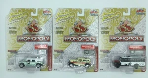 Johnny Lightning Monopoly 85th Anniversary Release 1 Popkultur 3 Stück - Bild 1 von 7
