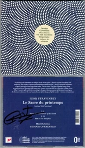 Teodor CURRENTZIS Signed STRAVINSKY Le Sacre du Printemps The Rite of Spring CD - Imagen 1 de 1