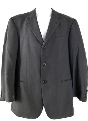 Hugo Boss Einstein Sigma Sport Coat Blazer Gray Size 38S Ventless 3 Button - Image 1 of 4