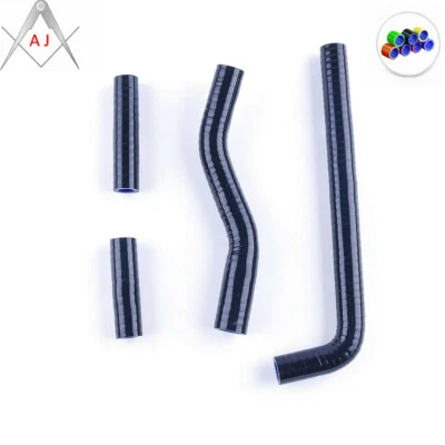 Kit de mangueras de radiador de silicona negras para Yamaha YZF250 YZ 250 F 2002 2003 2004 2005 Foto 1 de 3