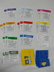 RARE Property Deed, Community Chest and Chance Cards from The Simpson's Monopoly - Picture 1 of 3