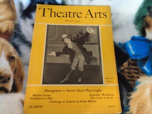 Theatre Arts March 1942 Afinogenov --- Soviet Hero Playwright - Imagen 1 de 2