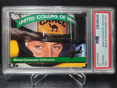 1992 Grid Formula One MICHAEL SCHUMACHER #84 PSA 10 Gem Mint ROOKIE - Image 1 of 2