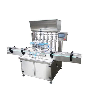 Máquina automática de llenado de pasta de seis cabezales de 5-1000 ml con control de PLC transportador - Imagen 1 de 10
