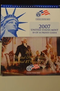 2007 US Mint Proof Set (14 Coins) in US OGP Item #6567 - Picture 1 of 6