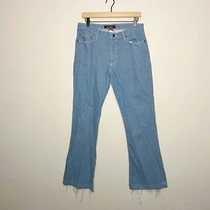 Vintage 90s Y2K Abercrombie & Fitch Released Hem Wide Leg Flare Jeans Size 10 - Bild 1 von 7
