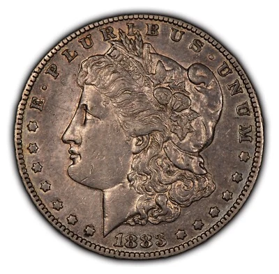 1883-S $1 Morgan Dollar - Light Violet Toning - Eye Appeal - AU Key Date - D3524 - Image 1 of 4