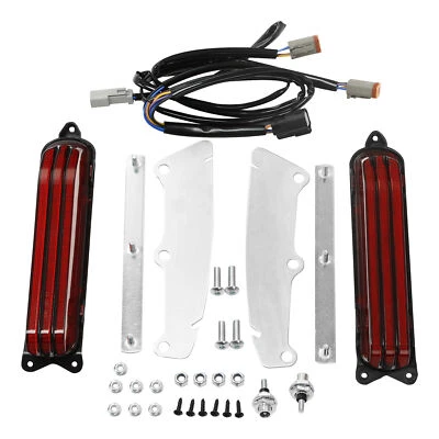 LED Rear Fender Brake Turn Tail Light Fit For Harley Touring Road King 2014-Up - Image 1 of 4