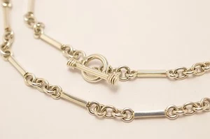 925 Sterling Silver Chain Necklace. 30 grams, 40 cm, 15.7" - Picture 1 of 12