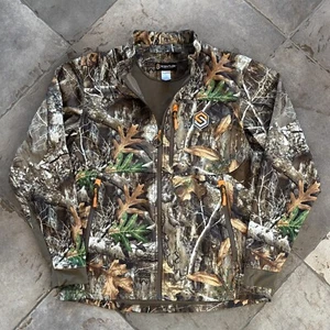 Scent Lok Realtree Camo Jacket Carbon Alloy Full Zip Hunting Hiking Mens L - Picture 1 of 11