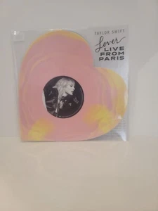 Taylor Swift Lover (Live From Paris) Heart Shaped Vinyl - Brand New - IN HAND - Picture 1 of 6