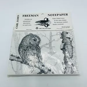 8 Notizkarten Vintage Freeman Notizpapier Carl James 1984 - Bild 1 von 6