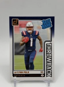 Panini Donruss 2024 - Rated Rookies Throwbacks #8 Ja'Lynn Polk (RC) - Imagen 1 de 4