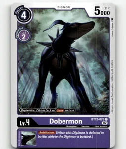 Digimon Dobermon Across Time BT12-076 C - Picture 1 of 1
