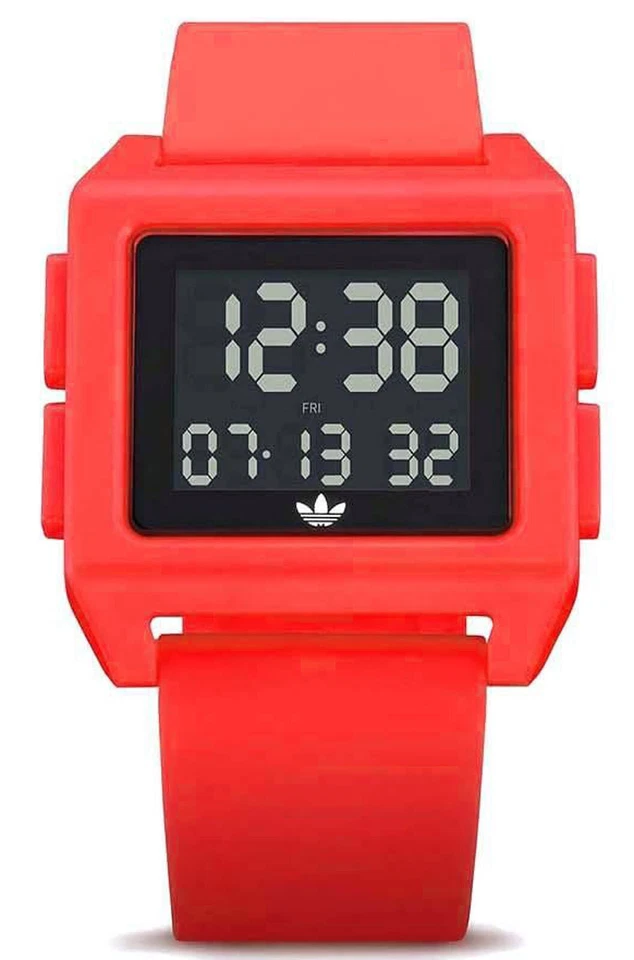 Reloj cronógrafo digital unisex Adidas Z15 3120-00 Archive SP1 correa roja Foto 1 de 1