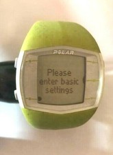 Polar Ft-40 White Fitness Green NEW BATTERY!