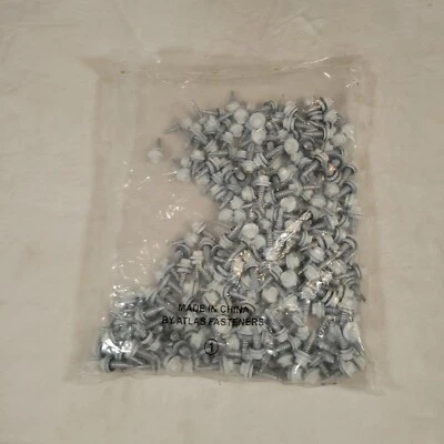 250- Tornillos de puntada de chapa autoperforantes 1/4 X 7/8 gris ceniza Foto 1 de 4