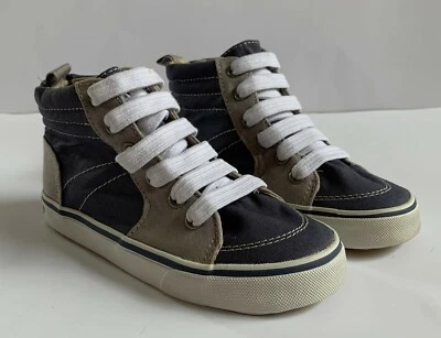 Tênis OLD NAVY masculino tamanho 10 cinza marinho branco cano alto novo sem etiquetas - Imagem 1 de 4