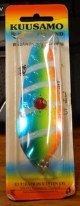 OLD KUUSAMO SPOON 120MM 50G NIP RARE COLOR FINLAND LQQK - Picture 1 of 2
