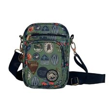 Jurassic World Universal Studios Parks Into the Wild Patches Crossbody Bag