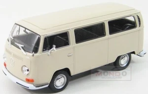 1:24 Welly Volkswagen T2 Minibus 1972 Ivory WE22472I Modellino - Foto 1 di 2