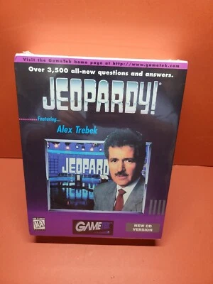 Rare Vintage GameTek Jeopardy Alex Trebek (Mac, 1993) Factory Sealed - Image 1 of 4