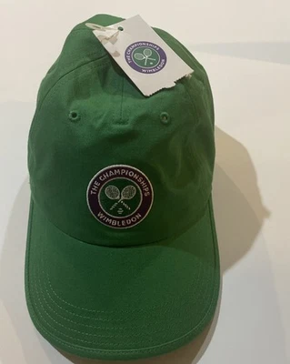 Gorra Wimbledon The Championships Adulto Talla Única Correa Ajustable Tenis Verde Gorra Foto 1 de 4
