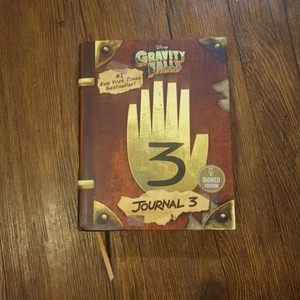 Disney Gravity Falls Journal 3 Hardcover signierte Ausgabe Barnes Noble Alex Hirsch - Bild 1 von 10